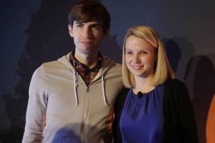 David Karp et Marissa Mayer